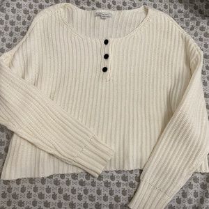 American Eagle Off-White Sweater